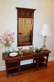 Mirror and lamp still available