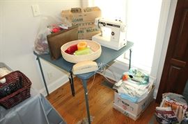 Kenmore sewing machine, cross-stitch supplies