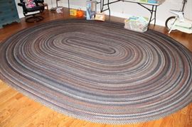 Huge braided area rug