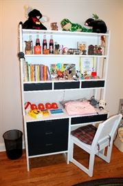 Retro desk and chair, children's items