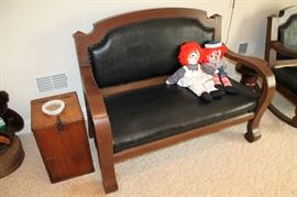 Antique Empire-style sofa