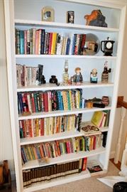 Nice large bookcase, books