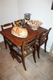 Vintage table and 4 chairs