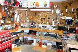 Lots of tools and garage items