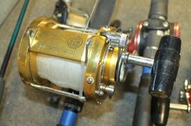 Penn 50w salt water casting reel with Penn stand up salt water rod