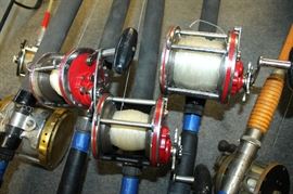 Penn salt water reels with Star stand up rods