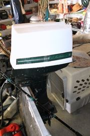 14 ft. Polarkraft jon boat - with galvanized trailer, 9.9 hp Ted Williams motor, and trolling motor 