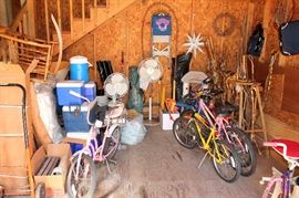 Children's bikes, fans, walking sticks, and more!