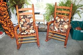 Nice cedar rocking chairs