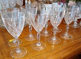 Oneida "Lucia" crystal stemware