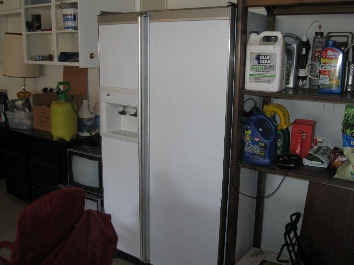 Very nice side by side with ice and water in the door. works great and has a lot of room inside for storage . 