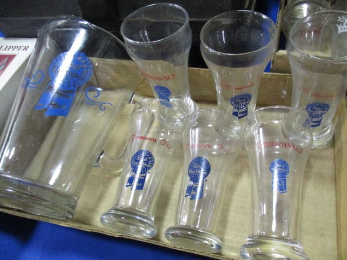 Pabst blue ribbon bar glasses