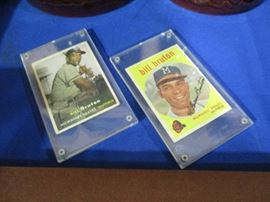 Vintage Bill Bruton baseball cards