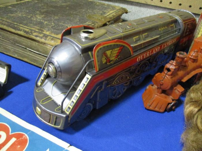 Battery Operated tin train