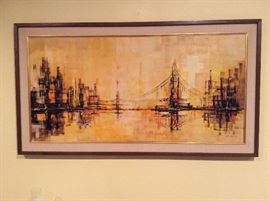 Garcia '62 Painting of Golden Gate Bridge