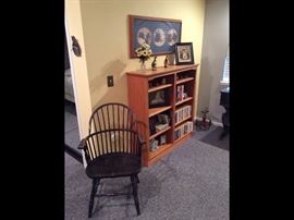 Antique chair (Cochran chair company) Aurora Indiana. There is also a matching rocker, will post picture at later date