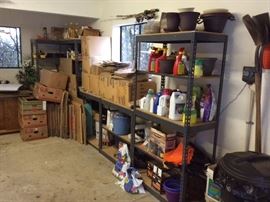Garage racking shelves