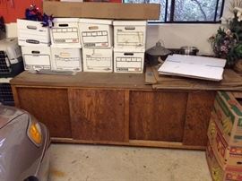 Credenza type wall cabinet