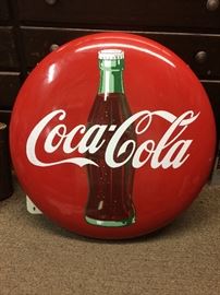 50's original porcelain 24" Close to mint 1 of the two brackets are intact