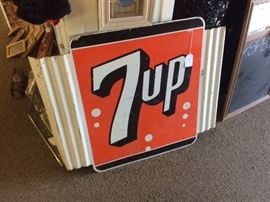 1950's Storefront screen door sign