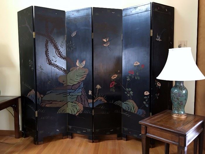 Coromandel Six Panel Screen