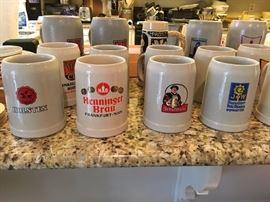Vintage German Beer Steins