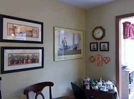 Tea Cart and Kitchen Decor