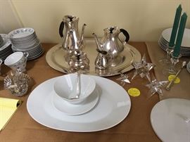 Mid Century Modern Rosenthal and Cohr Serving Pieces