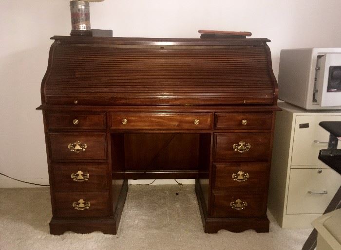 National Mt. Airy Roll Top Desk