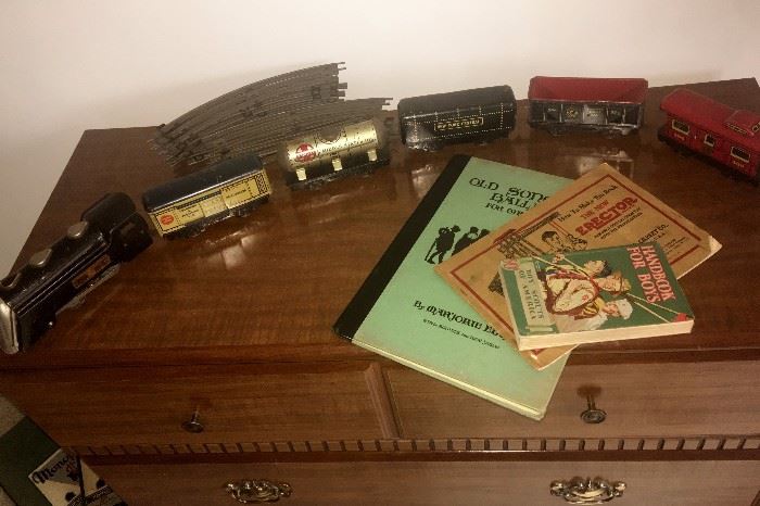 Vintage Train and Children's Books