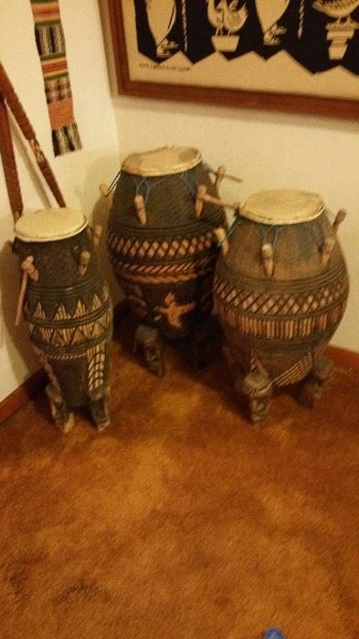 African drums from Ghana