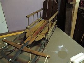 1950’s Yankee Clipper #11 Flexible Flyer Sled with Rare Toddler Carrier