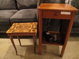 Music box that doubles as a table, Telephone Table