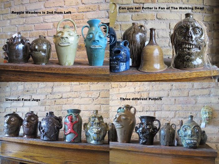 Face Jugs - All by Southern Folk Potters