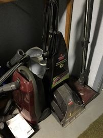 Vacuums and carpet cleaner