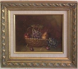 Signed Pinelli.  Oil.  10x8