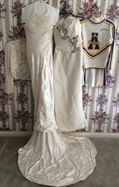 The Daughter's Cheer Leader Outfit & 2003 Wedding Gown