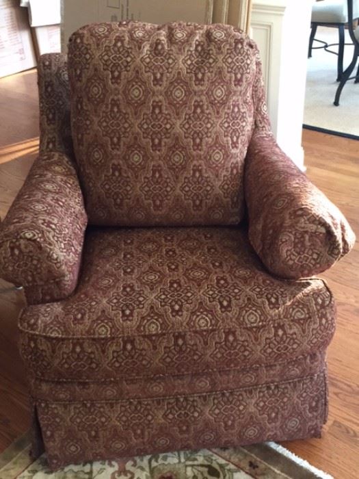 2 Ethan Allen chairs; high comfort, excellent condition!