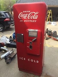 Early 1950's Coke Machine, (No Guts)  