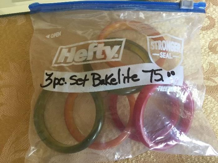 Bakelite Bracelets 6 for $75