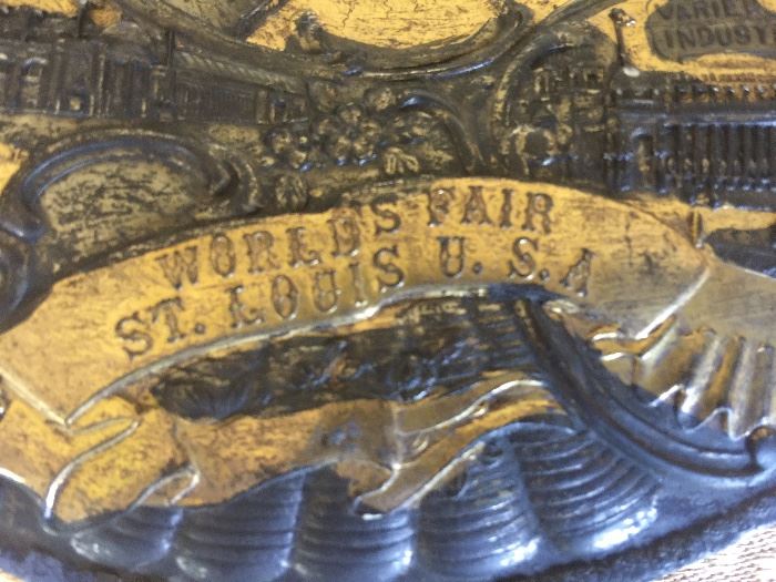 St Louis Worlds Fair Commemorative Plate 1904