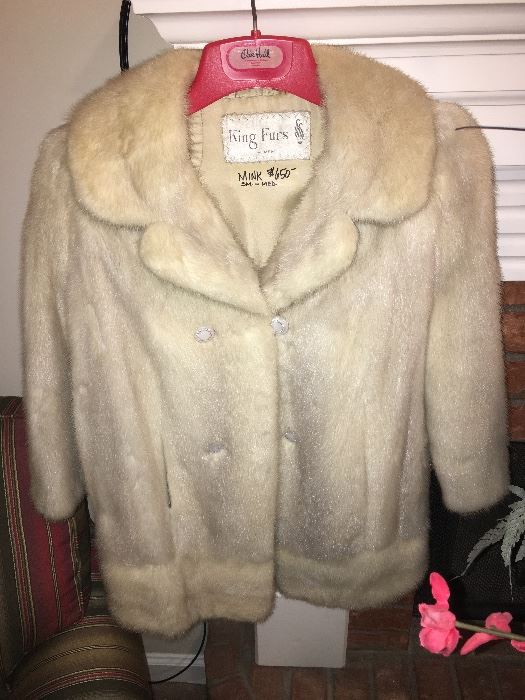 Mink coat, medium