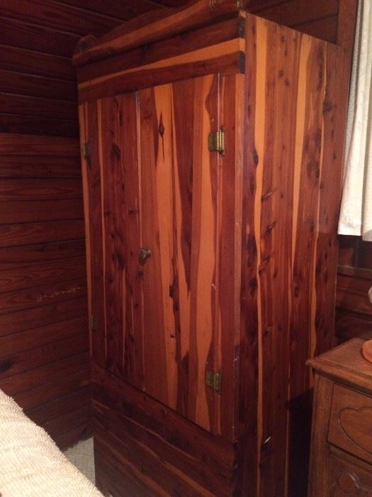 Small cedar closet