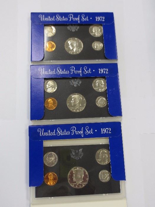 1972 proof - just a samplings - many to choose from and varying years