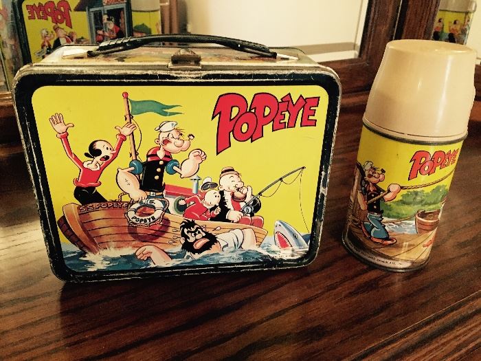POPEYE LUNCH BOX WITH THERMOS