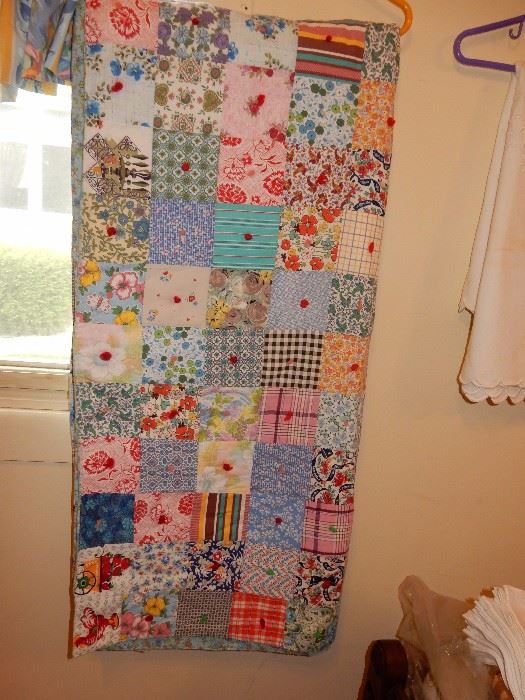 fine quilt all hand sewn