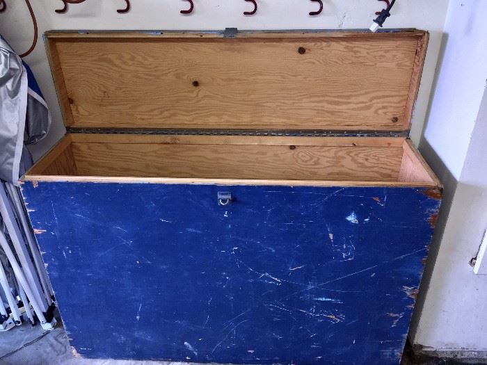 Vintage wood shipping crate