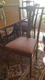 Art Deco Chairs 14 (two need repair) owned by patent attorney George Selden who worked for George Easton to patent Kodak.