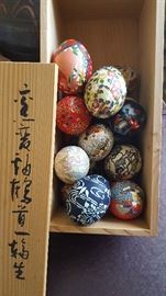Japanese Washi Paper Eggs. In time for Easter!
