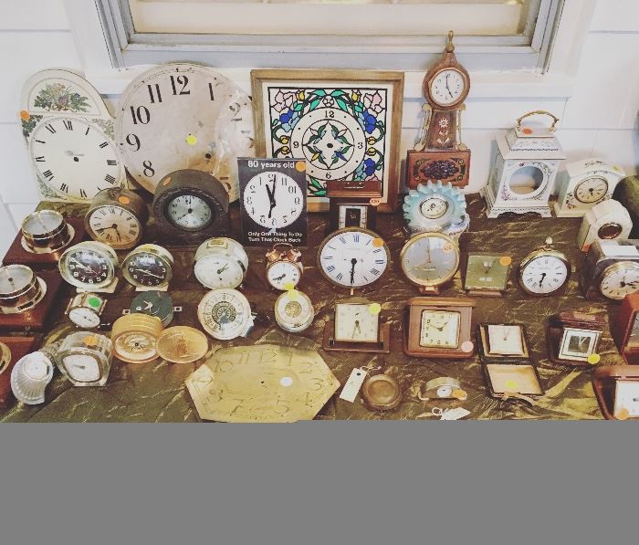 Clocks - vintage alarm clocks, battery clocks, electric clocks